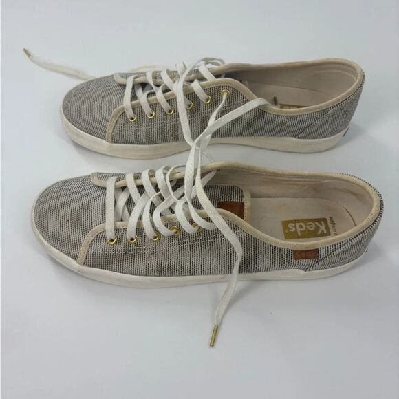 Keds Women's Casual Sneakers - Navy and White 7.5 - Picture 3 of 8